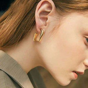 Geometric Statement Earrings